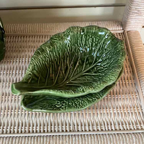 Two Piece Cabbageware Sauce Dish