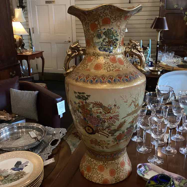 Rust & Gold Chinese Vase