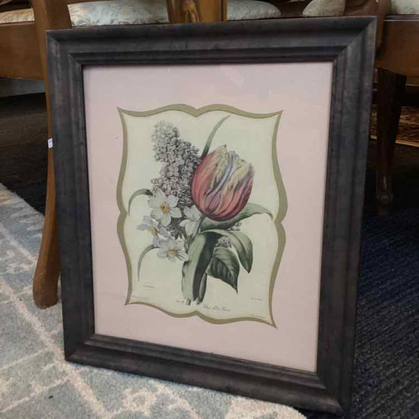 Julie Ange Print of Tulip & Lilac - 1800s