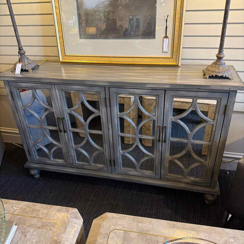 Acme 4-Door Mirrored Console