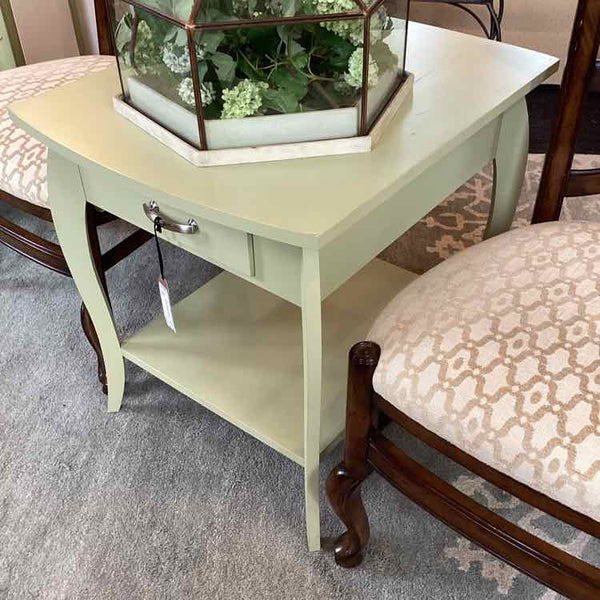 Pale Green End Table