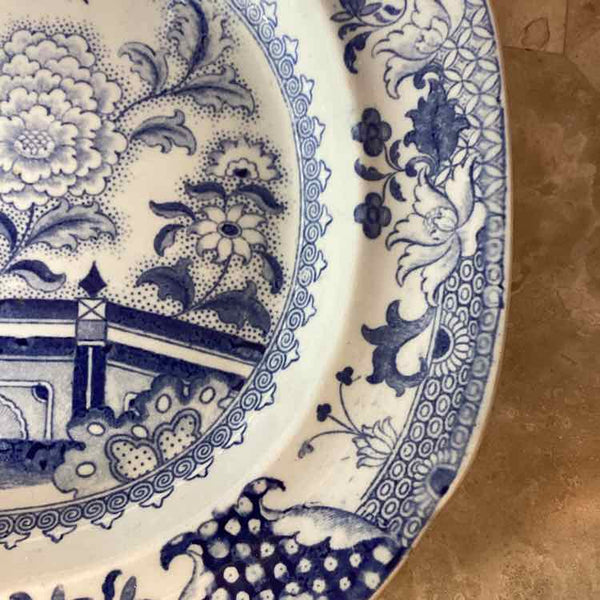 Blue/White Davenport Stone China Tray