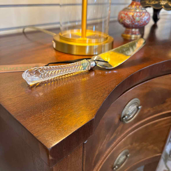 Crystal Handled Cake Server
