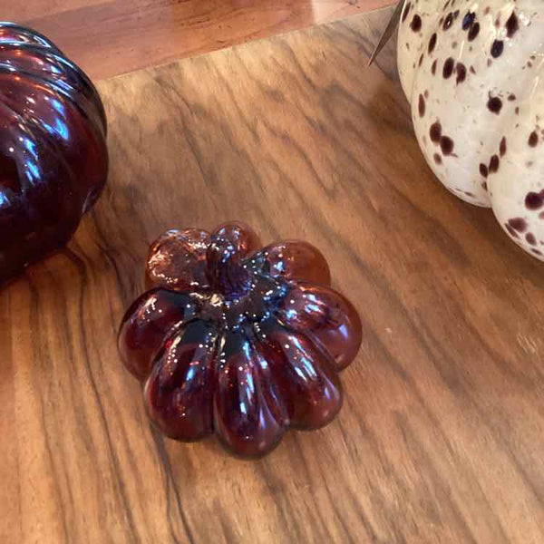 Amber Glass Pumpkin