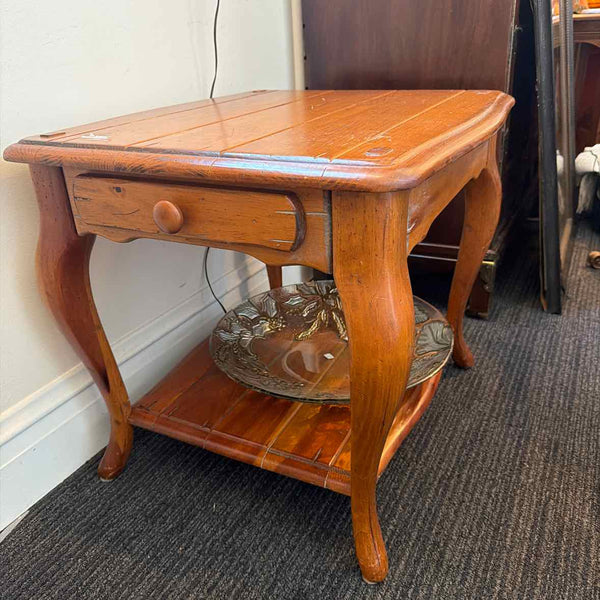 Wide Plank Side Table