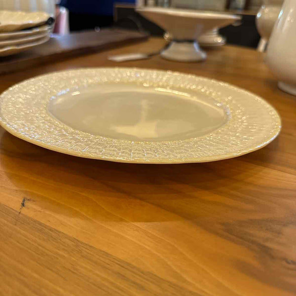 Belleek Woven Edge Plate