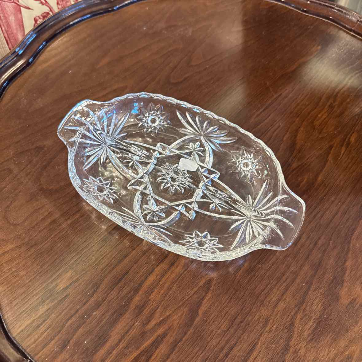 Divided Glass Relish Dish