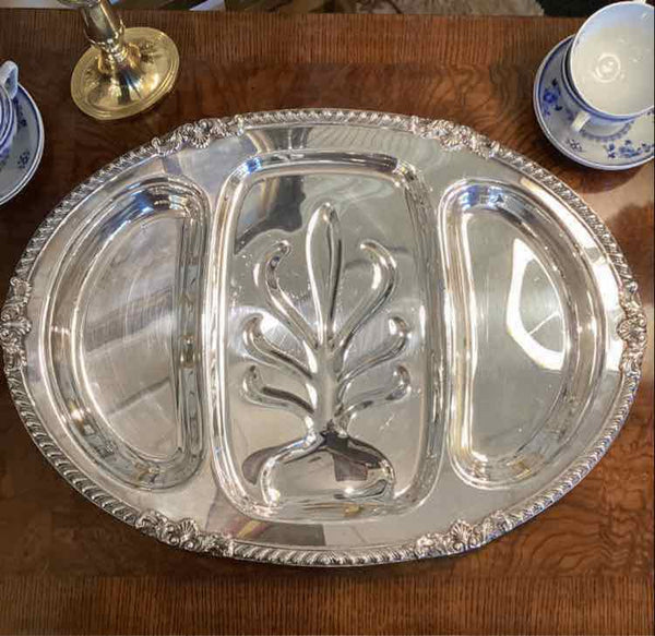 Silverplate Footed Tray