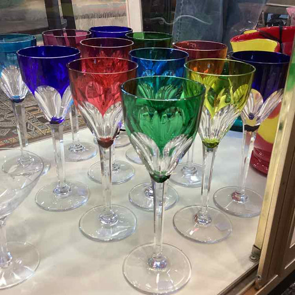 Twelve St. Louis Bristol Wine Glasses