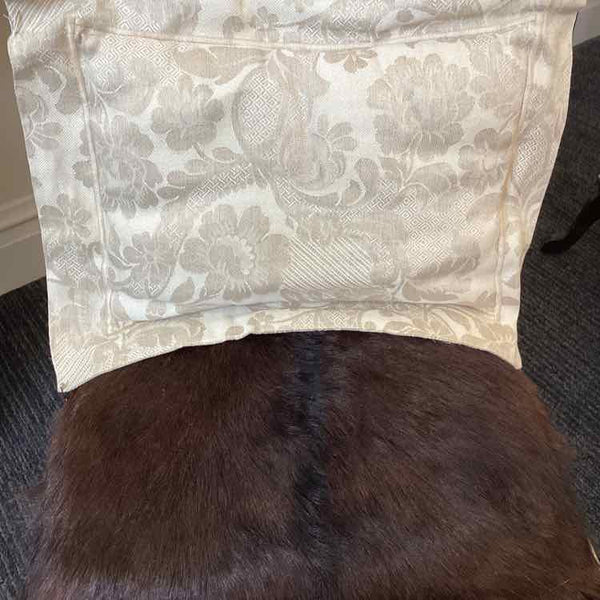 Tan Floral Pillow