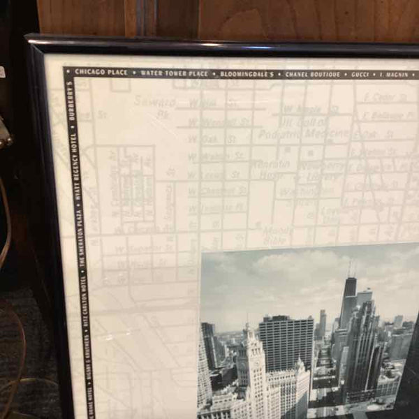 Framed "Magnificent Mile" Photograph