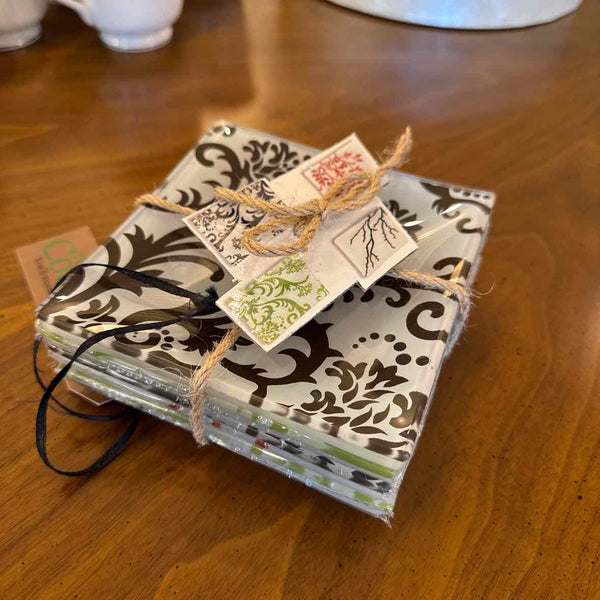 Eight Glass Appetizer Plates