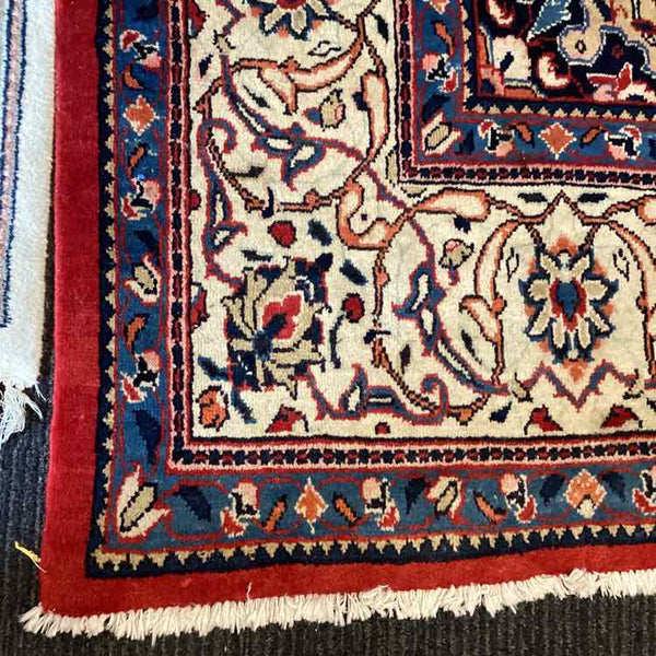 10'x14'  Red, Blue And Ivory Oriental Rug
