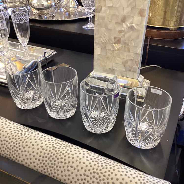 4 Waterford Double Old Fashiioned Glasses (Marquis)