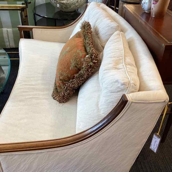 "As Is" MCM Ivory Settee