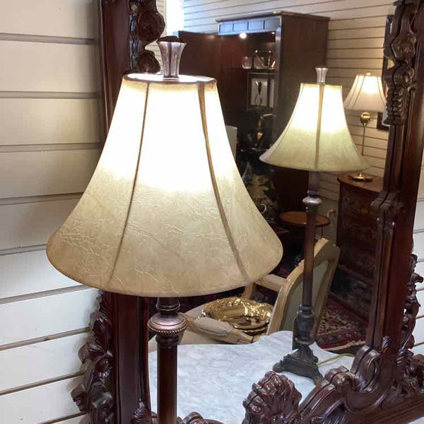 Pair Of Metal And Resin Lamps