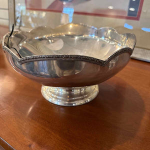 Scalloped Silverplate Bowl