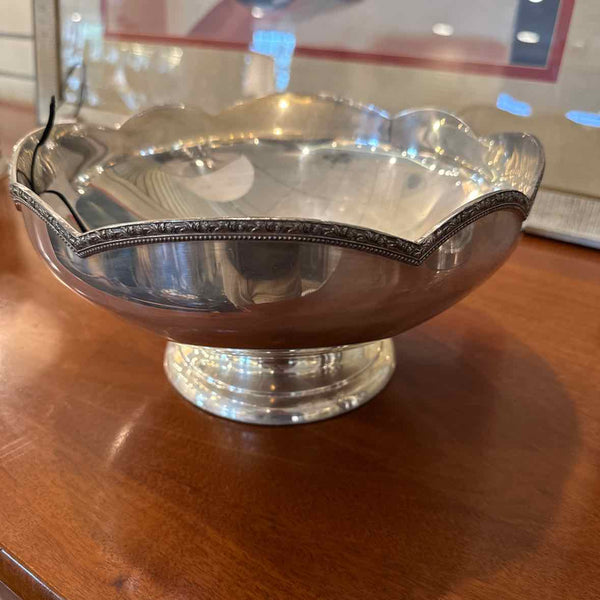 Scalloped Silverplate Bowl
