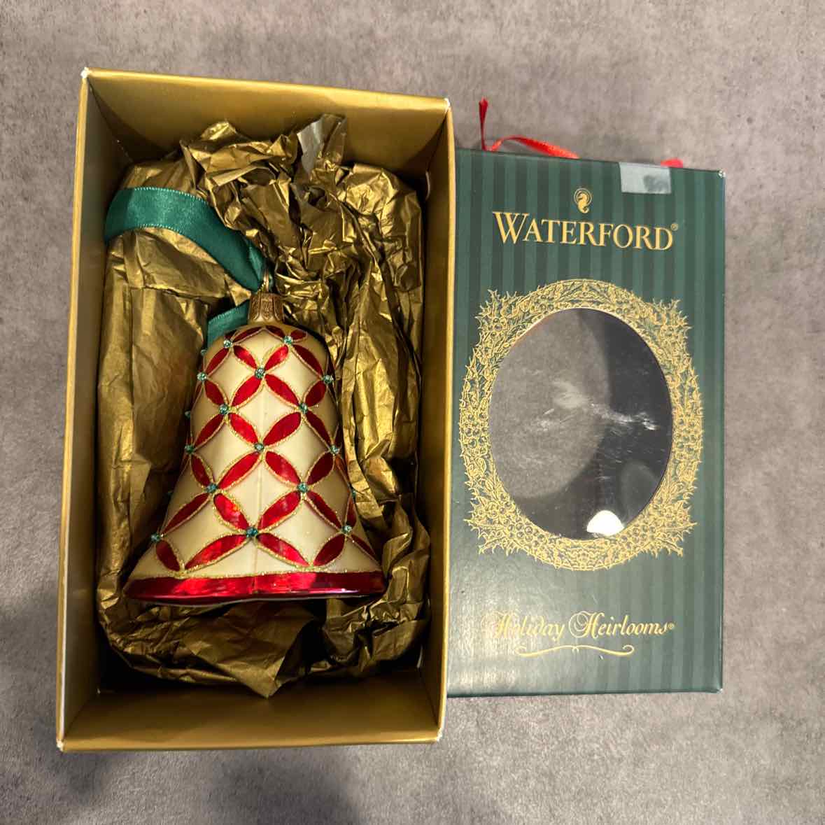 Waterford Glass Bell Ornament