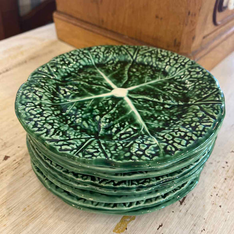 Set of 8 Cabbageware Plates