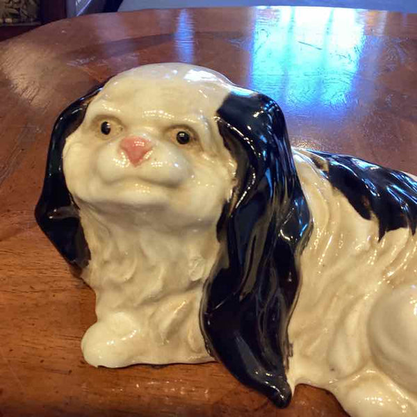 "As Is" Pekingese Ceramic Dog
