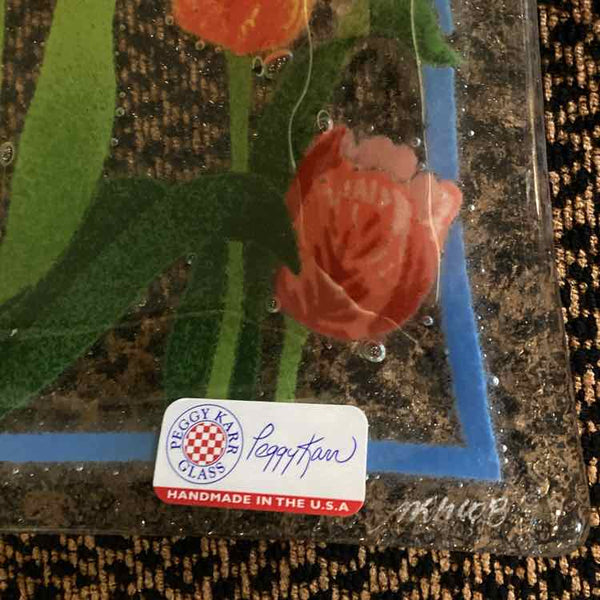 Peggy Karr Glass Tray
