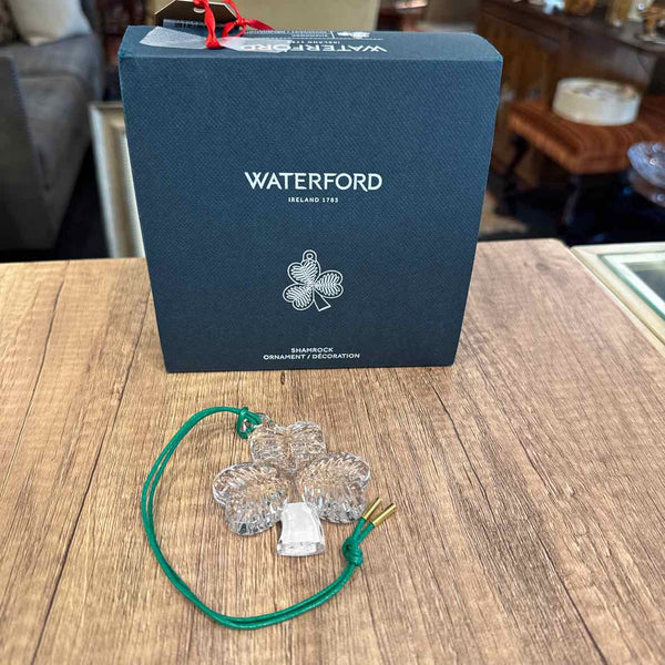 Waterford Shamrock Ornament w/Box