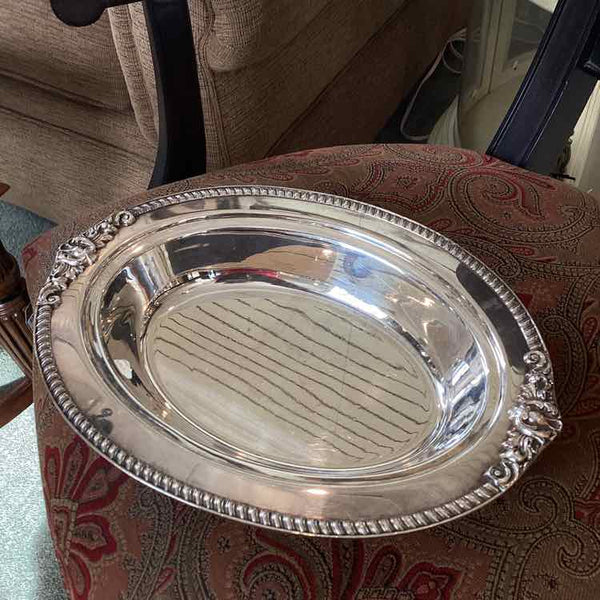 Silverplated Vegetable Dish with Lid
