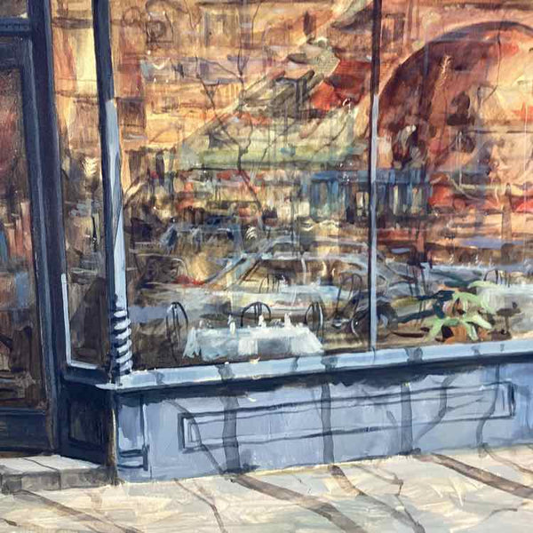 Storefront Window Oil Painting