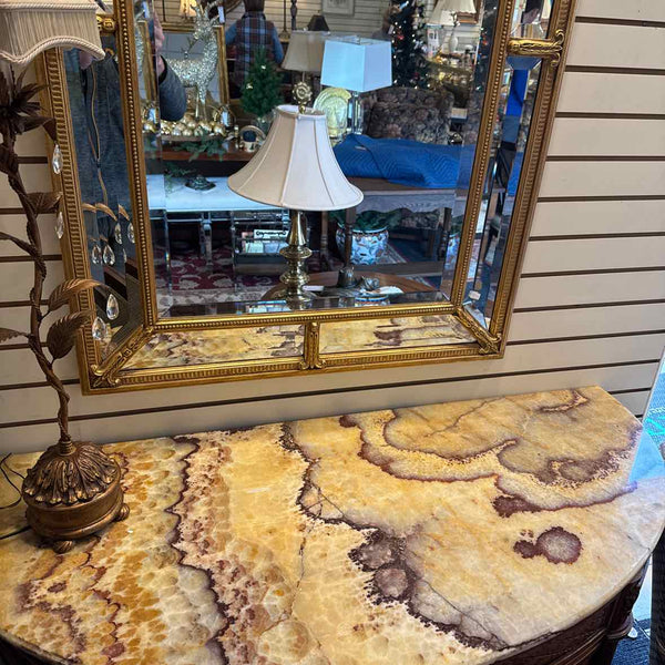 Ornate Gold Beveled Mirror