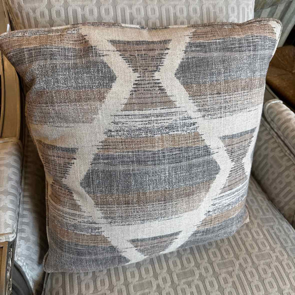 Down Tan And Gray Pillow