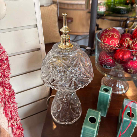 Glass Lamp - Vintage