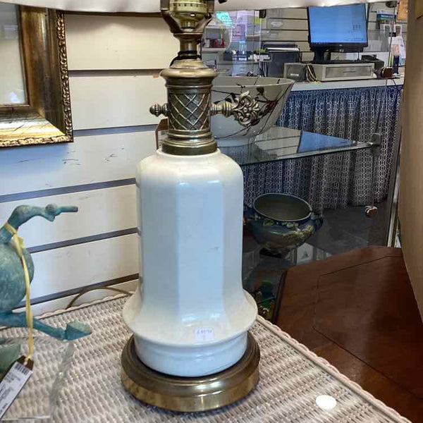 Off White Porcelain Lamp