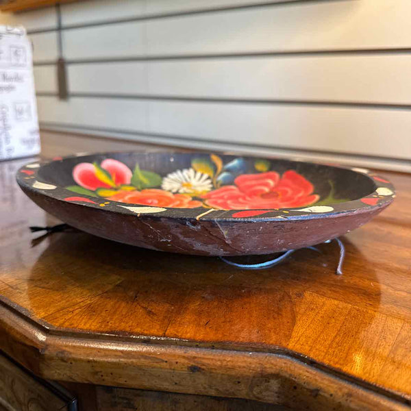 Mexican Handpainted Wooden Bowl