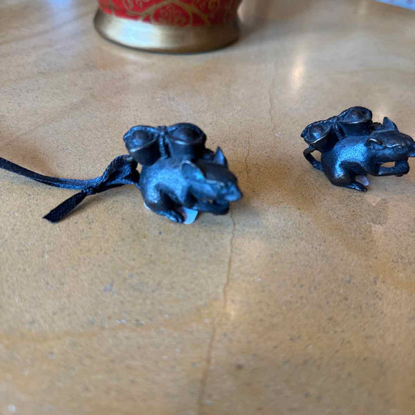 Pair of Mice Figurines