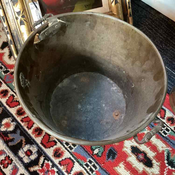 Antique Brass Footed Bucket