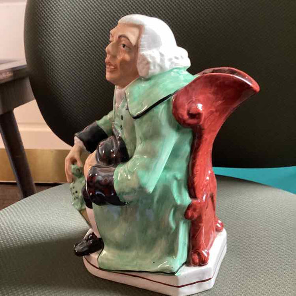 Staffordshire Toby Jug "The Night Watchman"