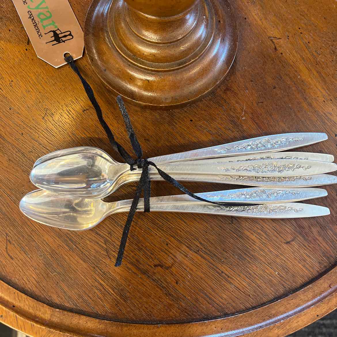 6 SLP Ice Tea Spoons "Laurel Mist" Intro 1966