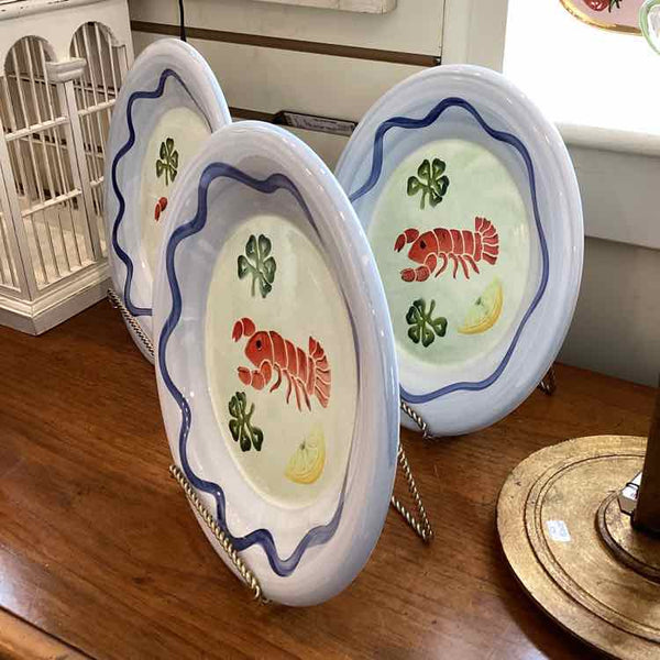 Six Lobster Plates