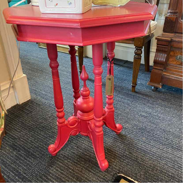 Red Accent Table