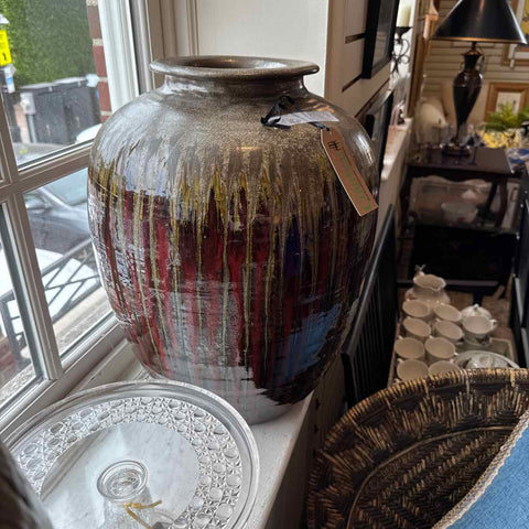 Ceramic Drip Glaze Vase