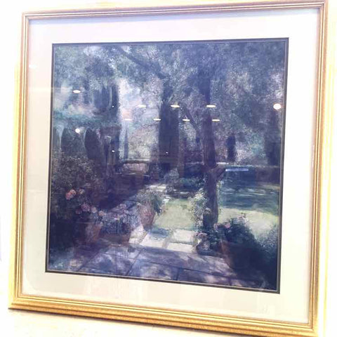 33 x 32" Framed Print "Garden for Marcel"