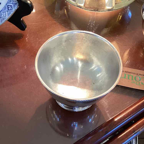 Silverplate Footed English Bowl
