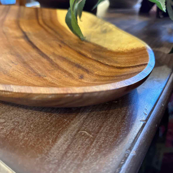 Hand Carved Wood Platter