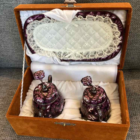 3-Pc. Serving Items w/Tray In Box