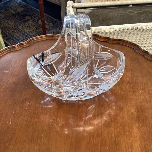 Etched Glass Basket