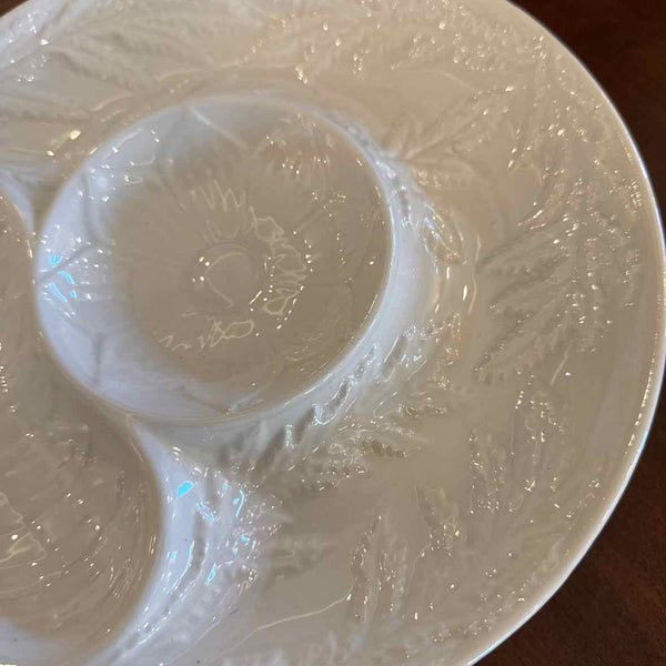 6 Divided Artichoke Plates - Portugal