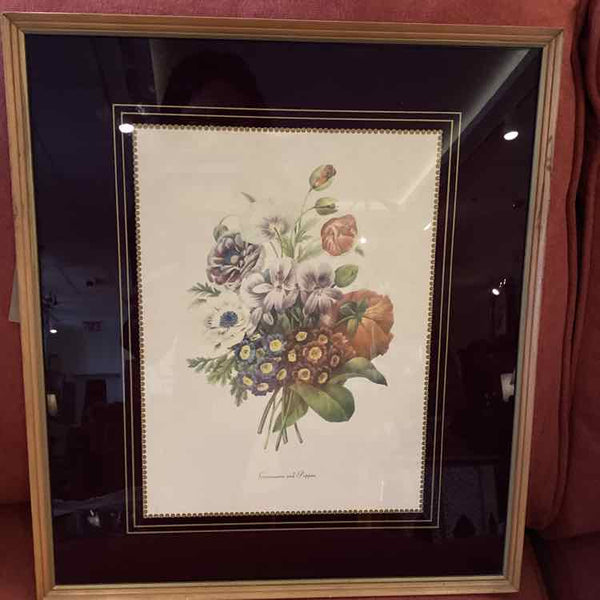 Geranium & Poppy Print