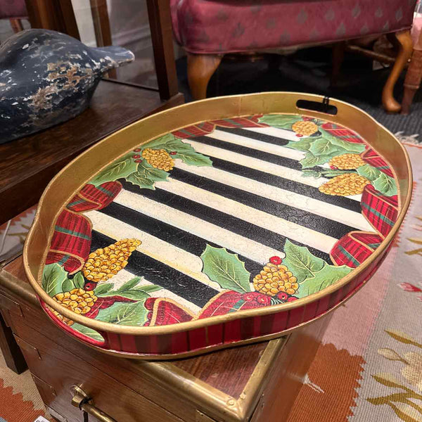 MacKenzie Childs Holiday Tray