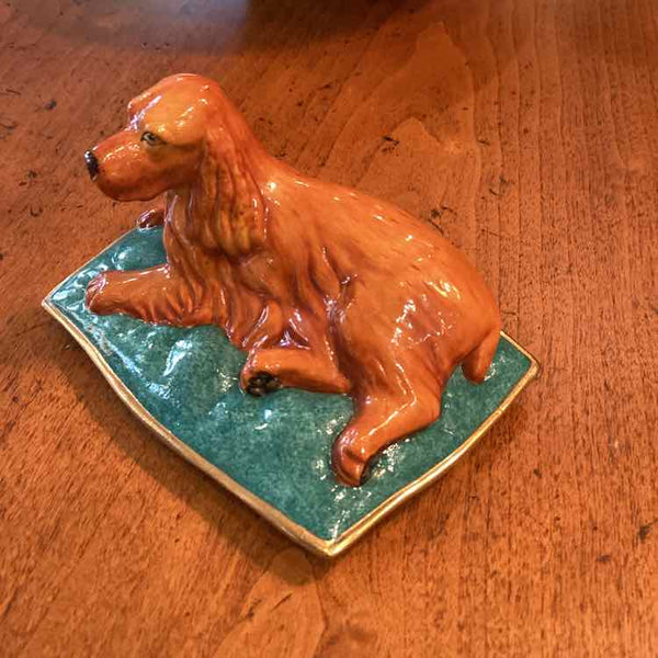 Halycon Days "Golden Cocker Spaniel" Figurine